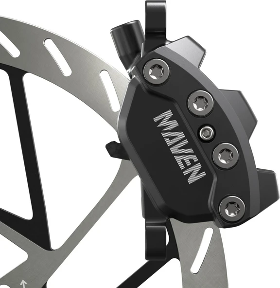 Sram Maven Base 4 Piston Hidrolik Disk Fren Seti Ön Arka - Resim 7