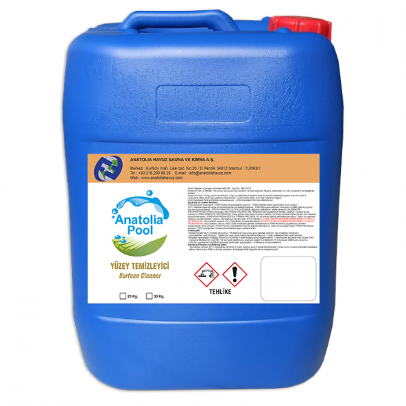 Anatolia Pool Yüzey Temizleyici 25 Kg (Surface Cleaner) ürün görseli 1