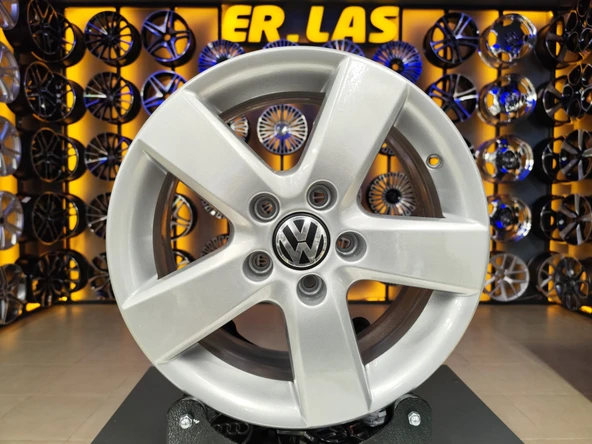 4 Adet VOLKSWAGEN ORIJINAL 6.5*16 5*112 ET50 57.1 SILVER JANT REVİZE EDİLMİŞ (Takım) ürün görseli 1
