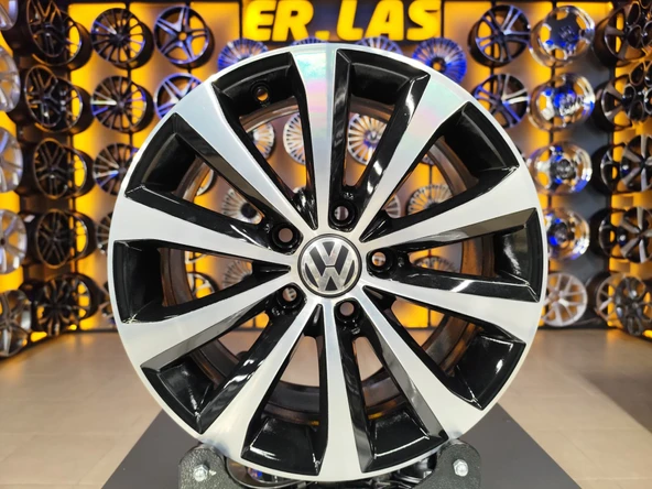 4 Adet VOLKSWAGEN ORIJINAL 7*16 5*112 ET45 57.1 BLACK MACK JANT REVİZE EDİLMİŞ (Takım) ürün görseli 1