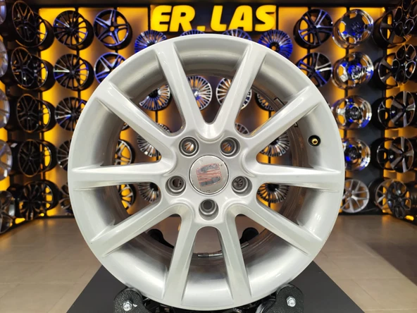 4 Adet SEAT ORIJINAL 6.5*16 5*112 ET50 57.1 SILVER JANT REVİZE EDİLMİŞ (Takım) ürün görseli 1
