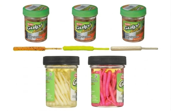 Berkley Gulp Alive Baby Sardine 2'' 4 Cm Lrf Silikon Yem ürün görseli 1