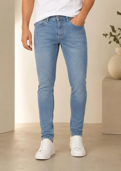 Lion Life Erkek Slim Fit Jean Pantolon - 7693 ürün görseli 1