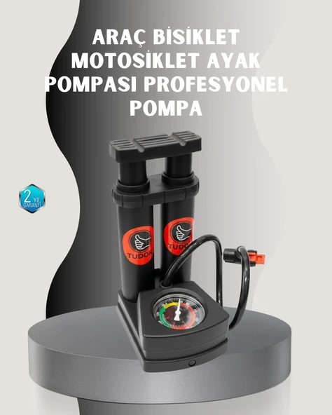 Ayak Basmalı Hava Pompası Şişme Ürünler Ve Lastikler İçin ürün görseli 1