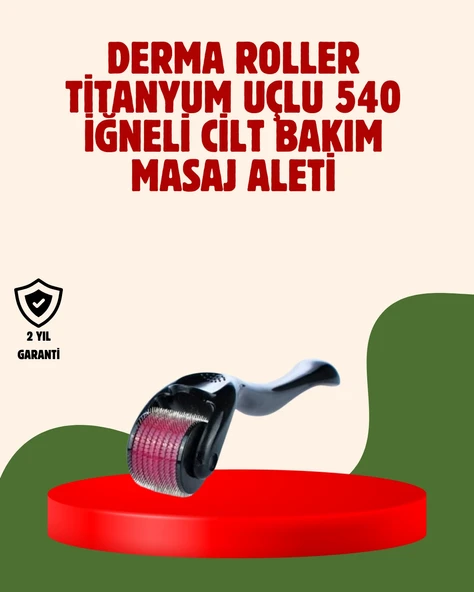 Dermaroller 1 Mm Akne İzleri Ve Çatlak Giderici Cilt Bakım Aleti ürün görseli 1