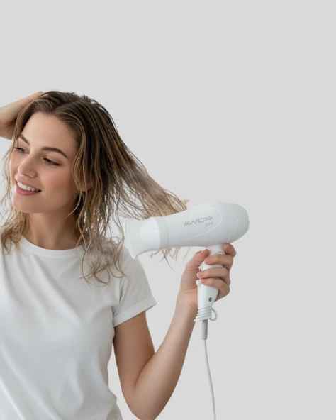 Awox Mini Fön Beyaz - Resim 3