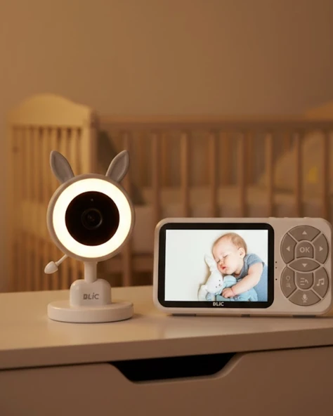 Çoklu Kamera Destekli Bebek İzleme Sistemi Rgb Gece Lambalı ürün görseli 1