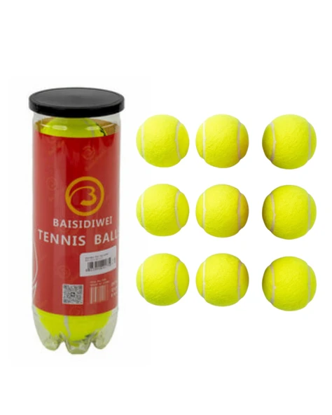 9’lu Tenis Topu Seti Profesyonel Ve Amatör Kullanım İçin İdeal ürün görseli 1