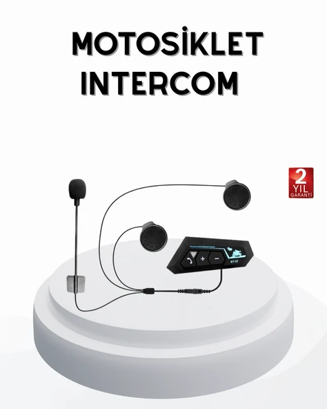 Bt22 Kablosuz Kask Kulaklığı – Bluetooth 5.0, Intercom, Su Geçirmez Ve Uzun Ömürlü Batarya ürün görseli 1