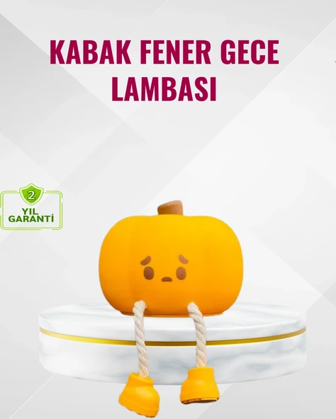 Silikon Pumpkin Night Light Telefon Tutuculu Led Lamba ürün görseli 1