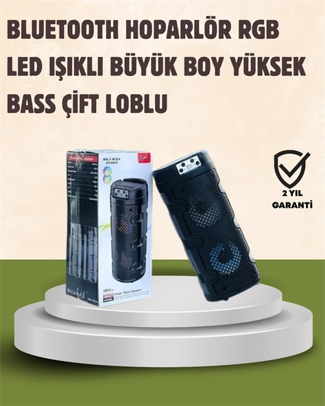 Kompakt Tasarım, Yüksek Ses Performansı – Çoklu Giriş Seçenekli Kablosuz Hoparlör (bluetooth, Usb, Sd Kart, Aux) ürün görseli 1