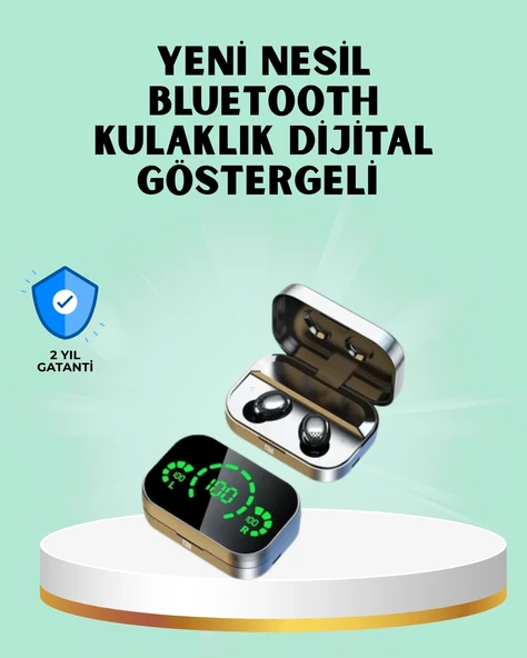 Metal Kasa Bluetooth Kulak İçi Kulaklık – Net Çağrı, Güçlü Bağlantı ürün görseli 1