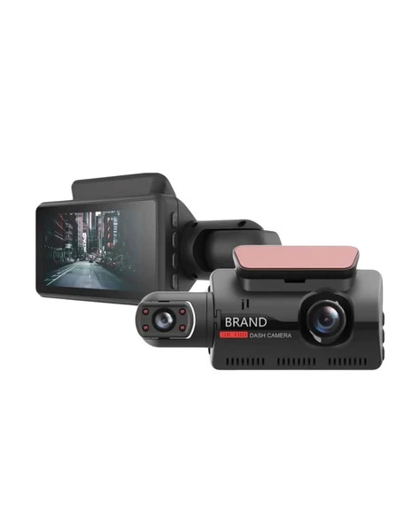 3 İnç Ips Ekranlı Full Hd Araç Kamerası – Wifi, Gece Görüş Ve Hareket Algılama Özellikli Dashcam ürün görseli 1