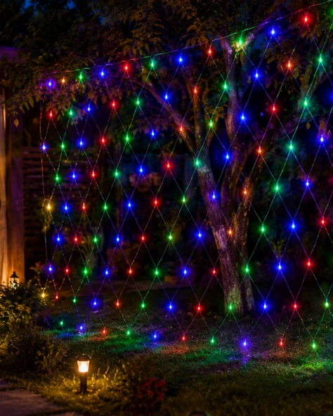 Led File Işık Dekoratif Ağ Led Aydınlatma İç Mekan Balkon Bahçe Süsü ürün görseli 1