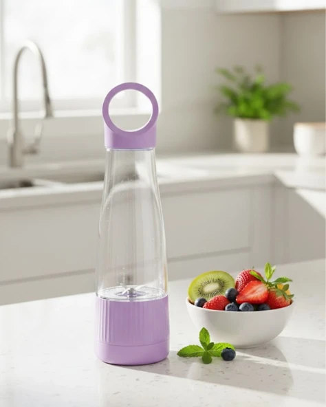 Usb Şarjlı Taşınabilir Smoothie Blender 400 Ml ürün görseli 1