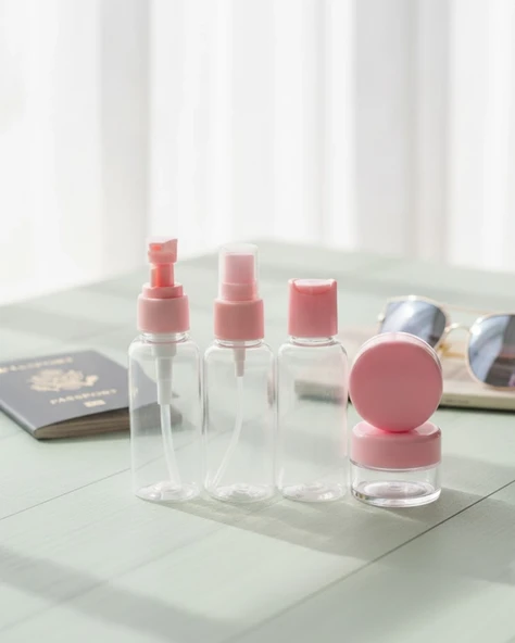 Seyahat İçin 5’li Kozmetik Dolum Seti 30 Ml ürün görseli 1