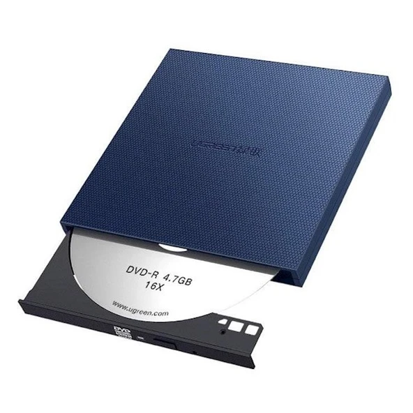 UGREEN 40576 CM138 USB-A 2.0 ince Taşınabilir DVD Yazıcı Okuyucu ürün görseli 1