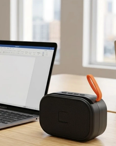 Mini Kablosuz Ses Bombası Bluetooth Usb Girişli Hoparlör ürün görseli 1