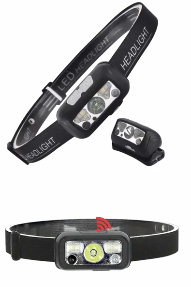 Ayarlanabilir Kafa Lambası Type-c Şarjlı Kompakt Kamp Lambası - Resim 2