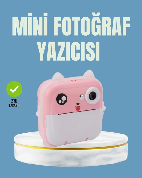 Anında Baskı Ve Yüksek Çözünürlüklü Çift Lensli Fotoğraf Makinesi ürün görseli 1