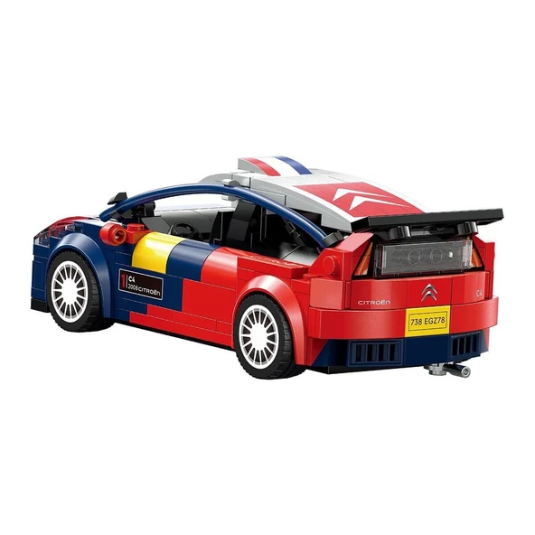 C5503W CADA CİTROEN C4 WRC 296 PARÇA BLOCK OYUNCAK - Resim 4