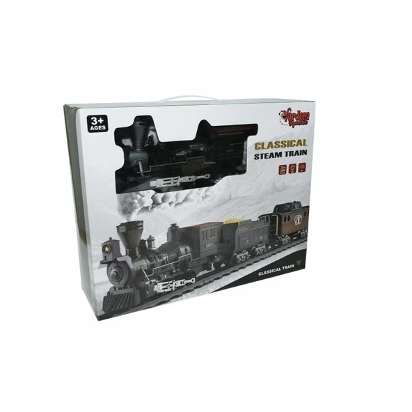 FF-1613A IŞIKLI VE SESLİ CLASSİC BUHARLI TREN ürün görseli 1