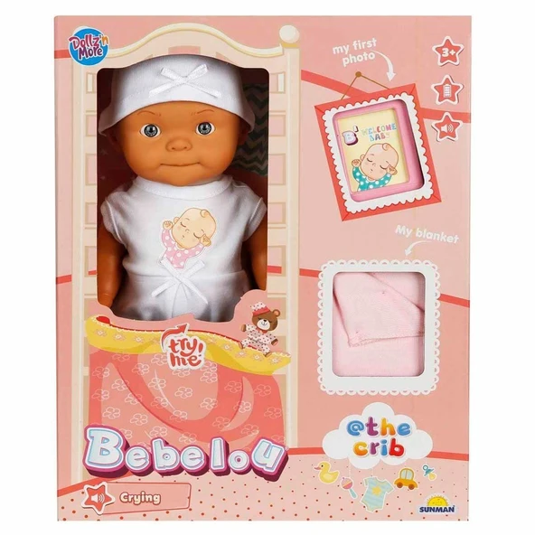 5683 Bebelou Sesli Hoş Geldin Bebeği 30 cm -Sunman ürün görseli 1