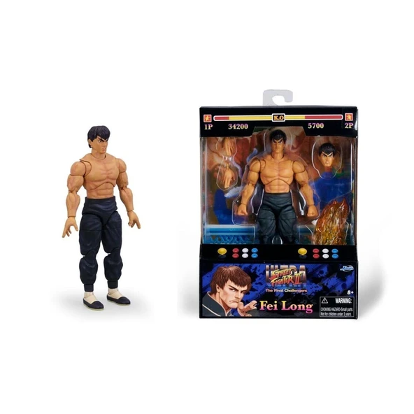 9334217314R00 Street Fighter II Fei-Long 6 Figure ürün görseli 1