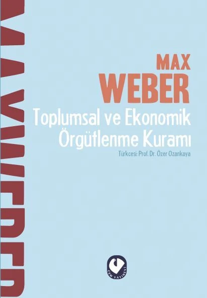 Toplumsal ve Ekonomik Örgütlenme Kuramı ürün görseli 1