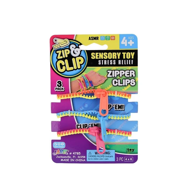4785 Zıp Clip Zipper Clips 3lü -Sunman ürün görseli 1