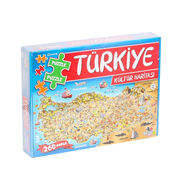 7213 Türkiye Kültür Haritası Puzzle -Totteriq ürün görseli 1