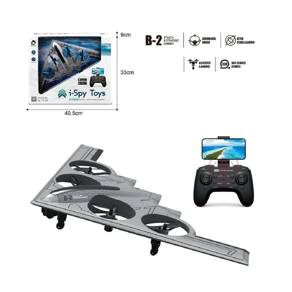 GL-777-275 Uzaktan Kumandalı Full Fonksiyon 2.4G Şarjlı Kameralı Quadcopter İha ürün görseli 1
