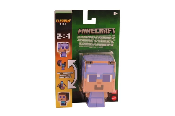 HTL43 Minecraft Flippin' Figs 2si 1 Arada Figürler - Resim 2