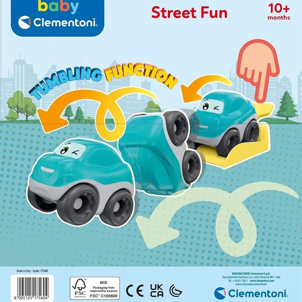 17429 Baby Clementoni - Taklacı Arabalar - Resim 6