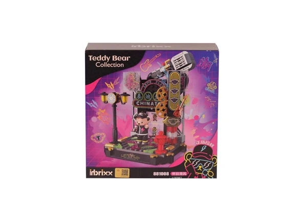 P881008 PANLOS MÜZİK YILDIZI TEDDY 200 PARÇA BLOCK OYUNCAK ürün görseli 1