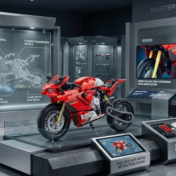 PTTAVM: C64051W CADA SUZUKİ HAYABUSA 1043 PARÇA BLOCK OYUNCAK