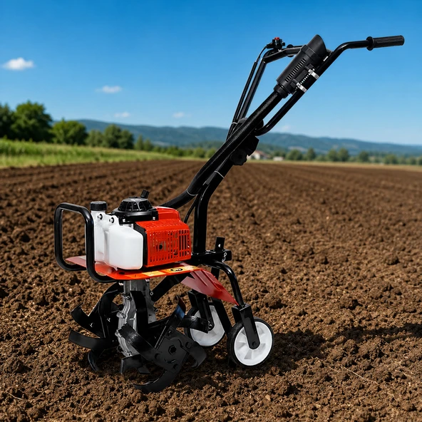 Haktaş TI9048 68cc Benzinli Çapa Makinesi - 43cm İş Genişliği ve 2200W Güç ürün görseli 1