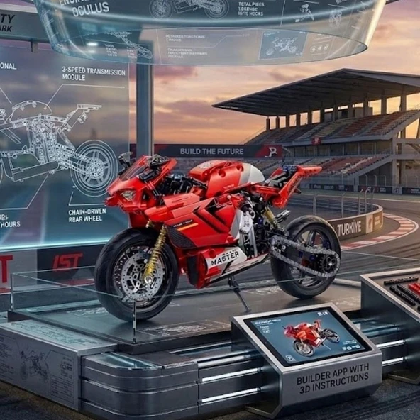 PTTAVM: C64051W CADA SUZUKİ HAYABUSA 1043 PARÇA BLOCK OYUNCAK