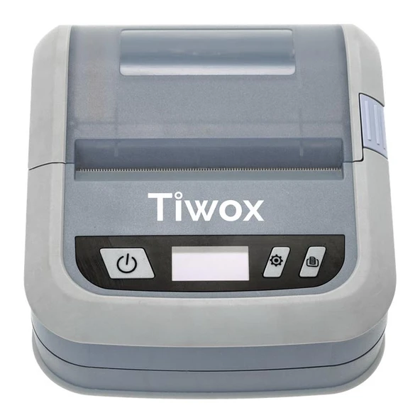 TIWOX BT-5050 203DPI DİREKT TERMAL 80MM USB+BLUETOOTH OLED EKRAN (128*64) TAŞINABİLİR FİŞ YAZICI ürün görseli 1
