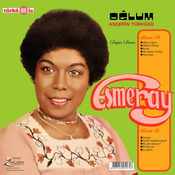 Esmeray Askerin Türküsü Oğlum - Plak - Resim 2