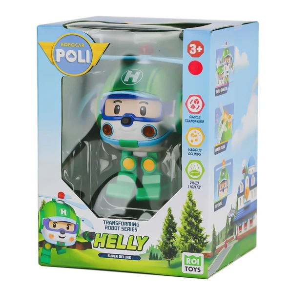 POLI MRT-688 Sesli ve Işıklı Robocar Poli Büyük Transforming Robot Helly -Necotoys ürün görseli 1