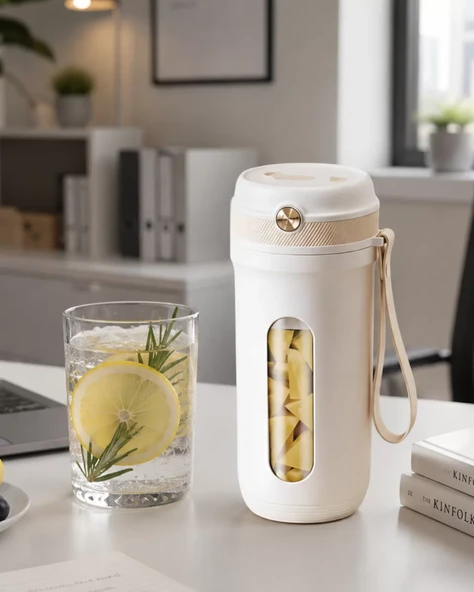 USB Şarjlı Mini Smoothie Blender Pratik Meyve Karıştırıcı 350 ML ürün görseli 1