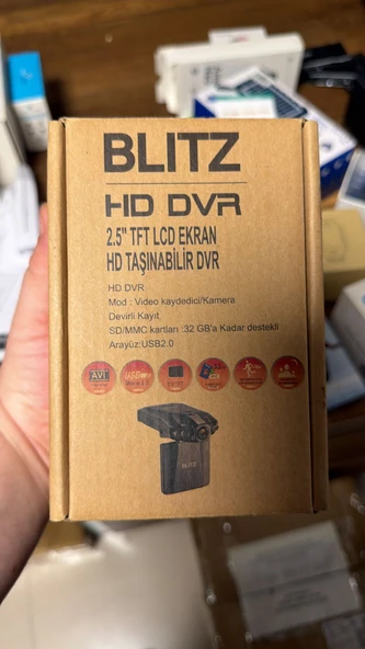 Blıtz Hd Dvr 2.5" Lcd Ekran Hd Taşınabilir Araç Kamerası ürün görseli 1