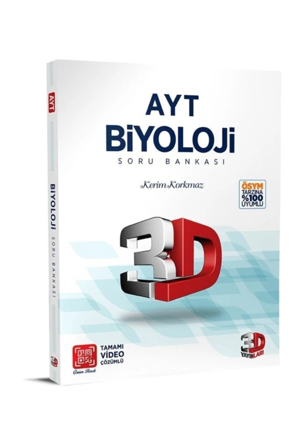 3D AYT Biyoloji Soru Bankası ürün görseli 1