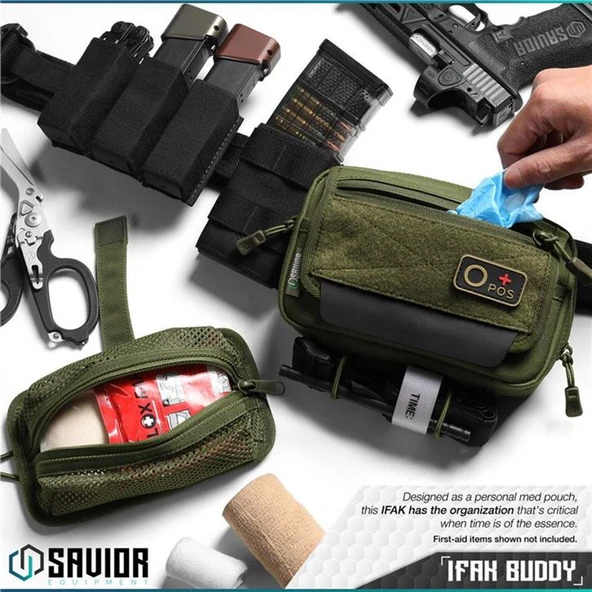 SAVIOR IFAK BUDDY İlk Yardım Çantası (K.Yeşil) - Resim 2