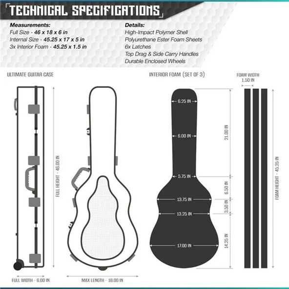 SAVIOR ULTIMATE GUITAR Tekli Tüfek Çantası (Toprak) - Resim 7