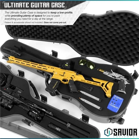 SAVIOR ULTIMATE GUITAR Tekli Tüfek Çantası (Gri) - Resim 2