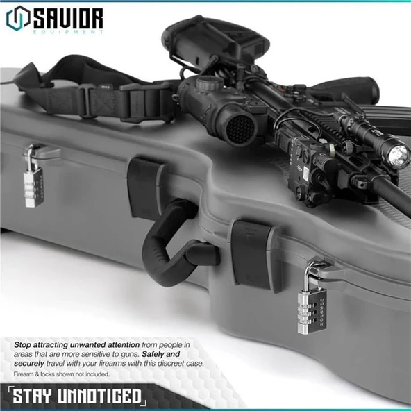 SAVIOR ULTIMATE GUITAR Tekli Tüfek Çantası (Gri) - Resim 4