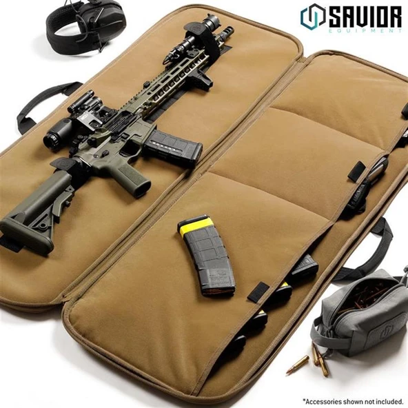 SAVIOR SPECIALIST Tekli Tüfek Çantası 46" (Toprak) - Resim 3