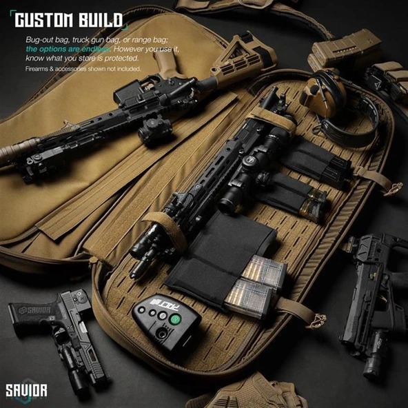 SAVIOR SPECIALIST COVERT Tekli Tüfek Çantası 38" (Toprak) - Resim 3